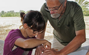 Apposizione geolocator su succiacapre - Ambiente Scrivia 2021