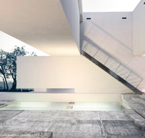 Scala Rettilinea in metallo