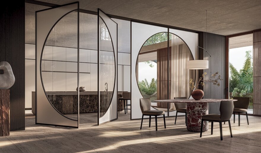 ADL DESIGN PORTA IN VETRO