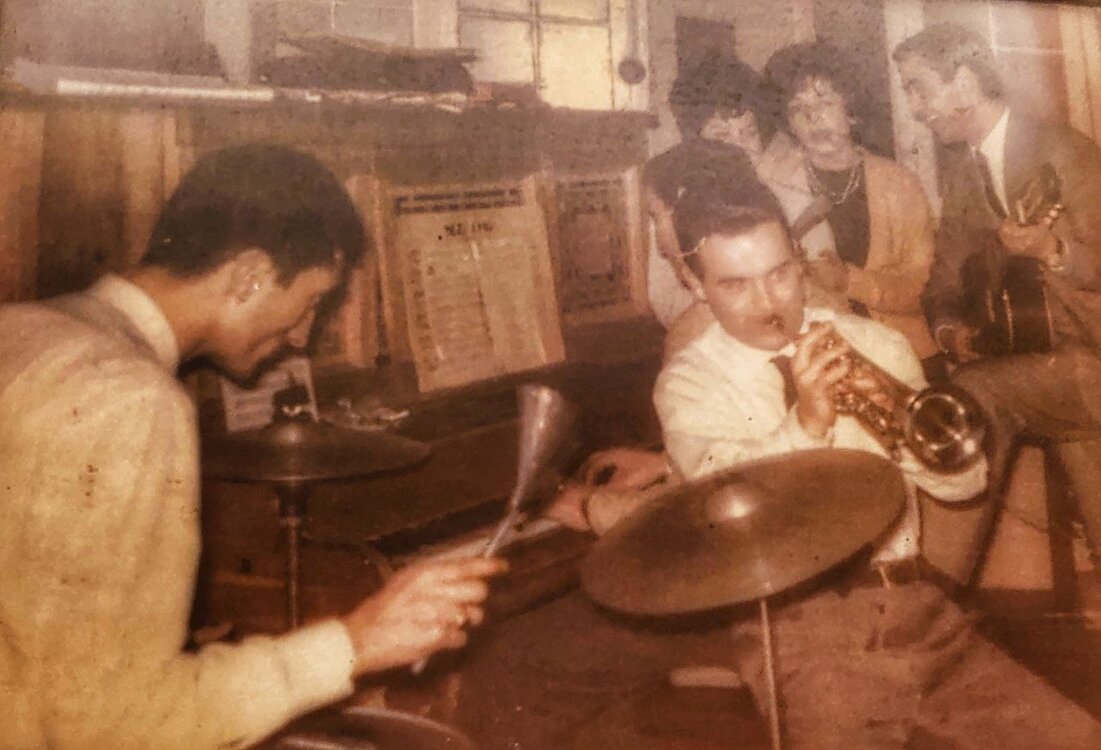 Giancarlo Bidoli alla tromba con Dave Brubeck