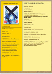 scheda tecnica tetsuo body 