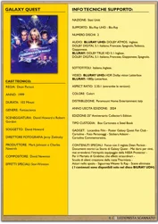 galaxy quest uhd collector scheda