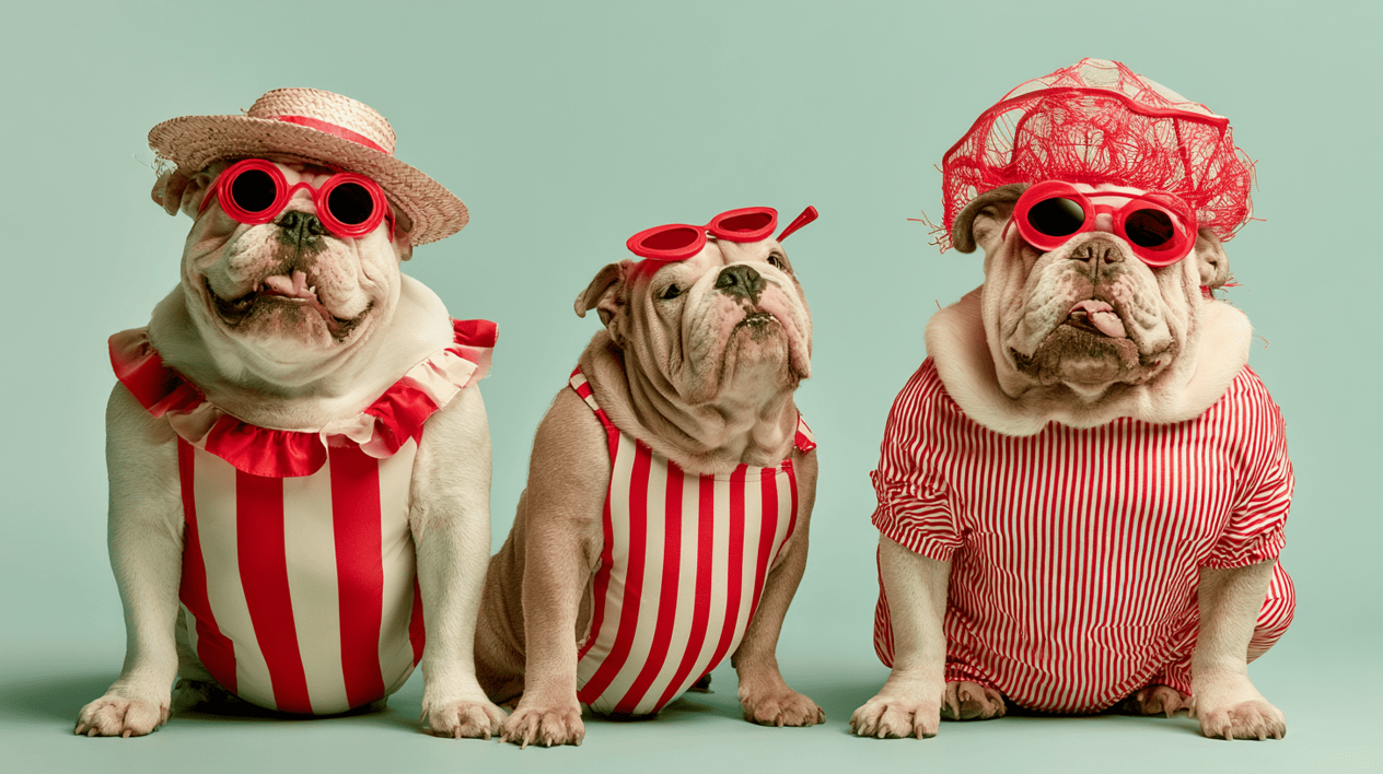vanericci_two_english_bulldog_in_summer_style_wearing_a_straw_1abec473-304a-4194-badc-e4165a5ed84a_3 vanericci_two_english_bulldog_in_summer_style_wearing_a_straw_1abec473-304a-4194-badc-e4165a5ed84a_3