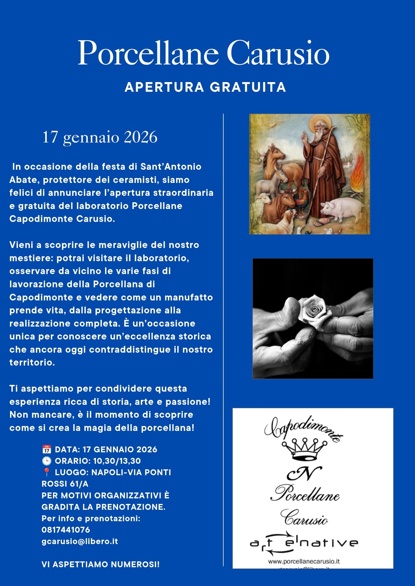 Un Viaggio nel Tempo: l'arte della porcellana di Capodimonte dal vivo. Un Viaggio nel Tempo: l'arte della porcellana di Capodimonte dal vivo.