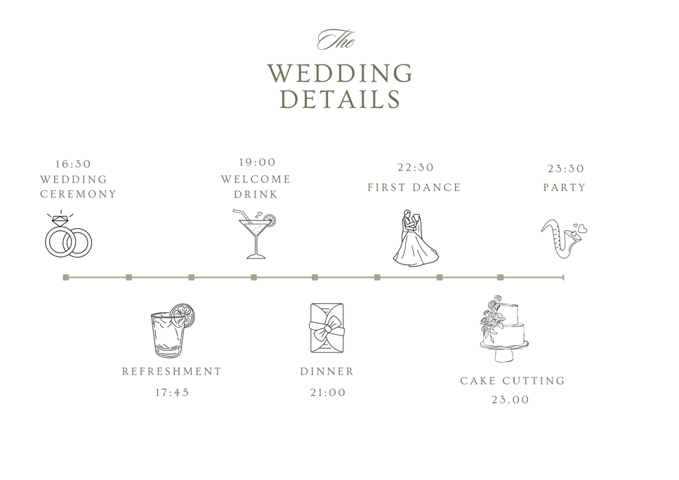 white minimal wedding timeline planner-3