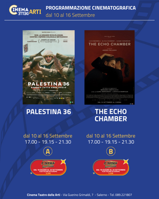 social cinema 10-16 settembre social cinema 10-16 settembre