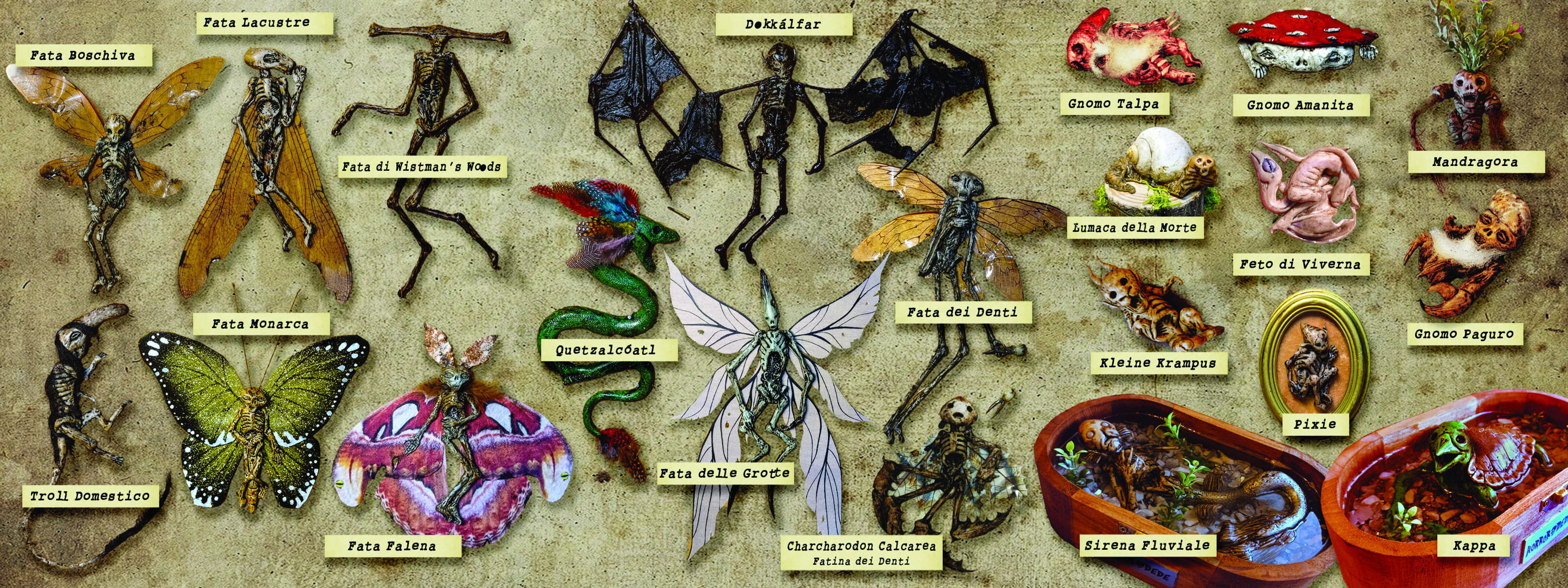 Bestiarium - Elenco completo