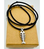 braccialetto-collana-zfa-fishing-1-argento-nera