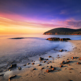 cala violina tramonto