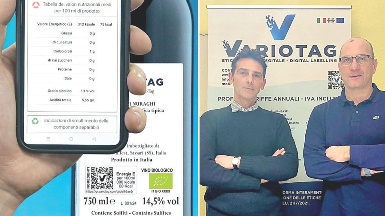 Rassegna Stampa: "Da un&rsquo;azienda sassarese le etichette a norma Ue per le bottiglie dei vini"