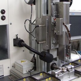 DETTAGLIO LATO SINISTRO Banco Avvitatura e Collaudo