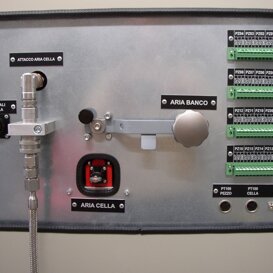 PANNELLO DI INTERFACCIAMENTO CON CELLA CLIMATICA