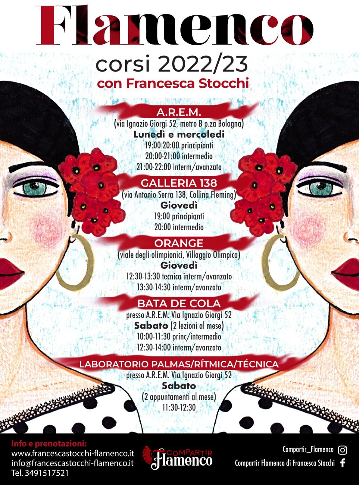 Da settembre nuovi corsi di flamenco a Roma con Francesca Stocchi Da settembre nuovi corsi di flamenco a Roma con Francesca Stocchi