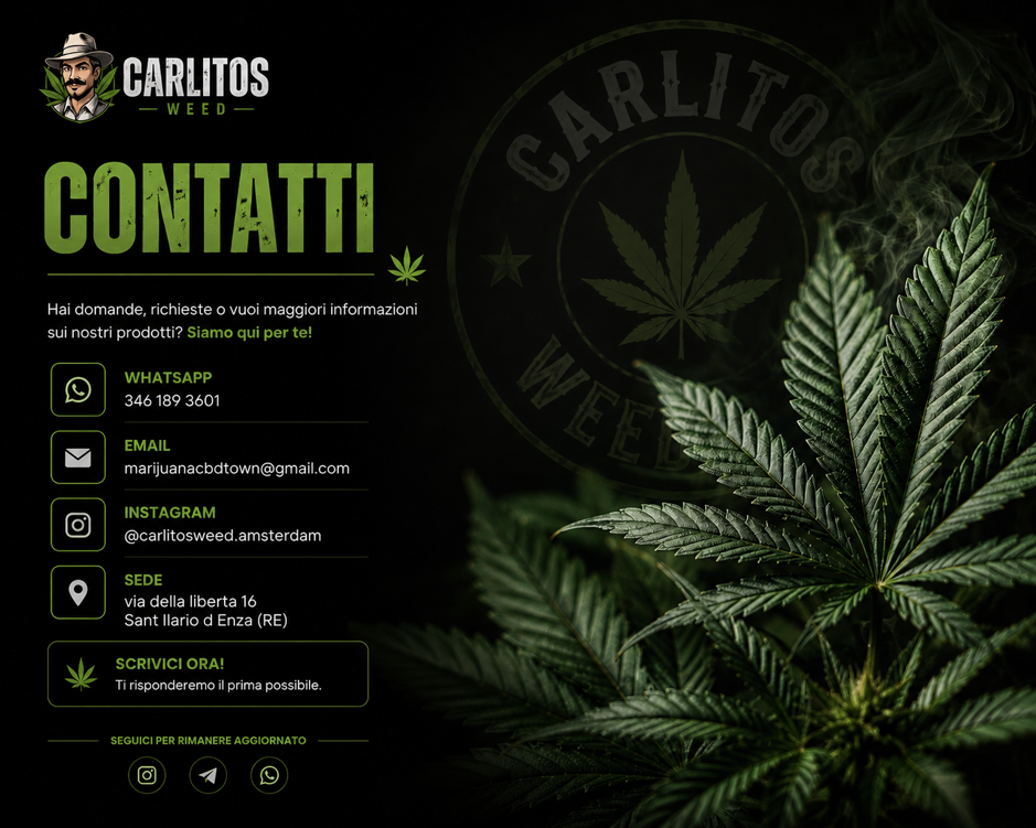 carlitos weed contatti