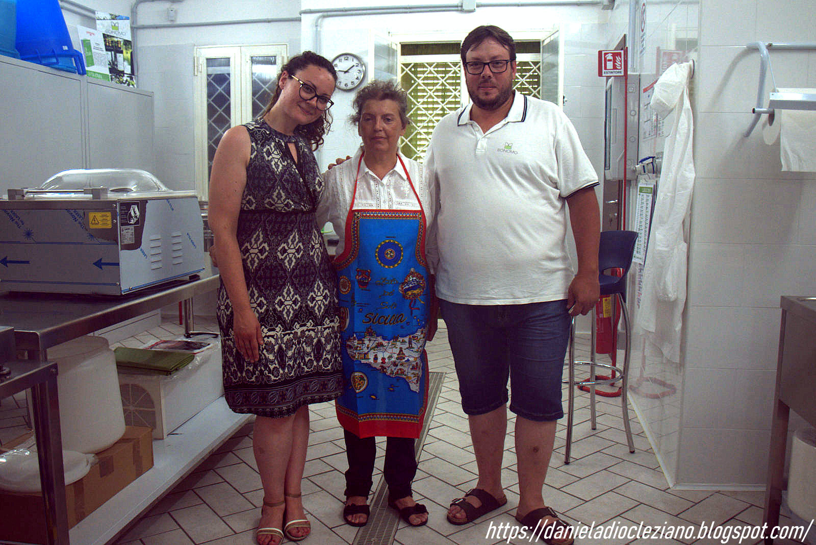 La visita di Daniela Dal Ben e Diocleziano Galella