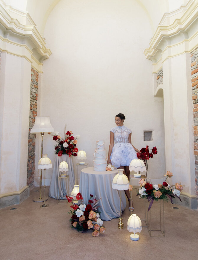Piantana da terra ricaricabile Balon Lamps per allestimento matrimonio serale