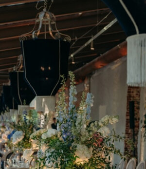 Dettaglio paralume sartoriale in velluto con frange decorative