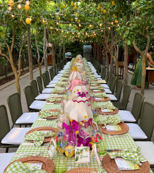Illuminazione da tavolo con lampade Chica a noleggio per matrimonio, luce calda e senza fili