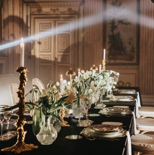 Lampada da tavolo ricaricabile WES per eventi serali