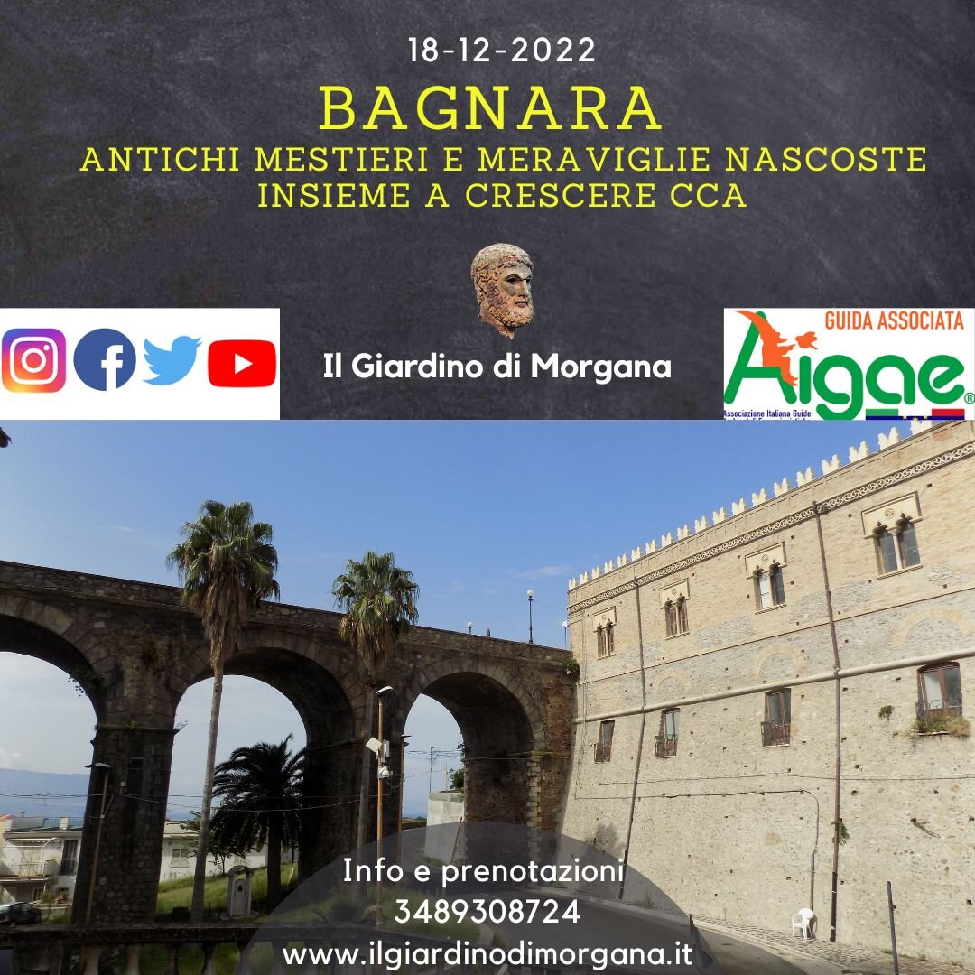 Bagnara, antichi mestieri e meraviglie nascoste insieme a Crescere Ccà Bagnara, antichi mestieri e meraviglie nascoste insieme a Crescere Ccà