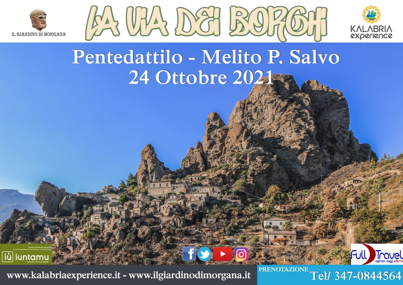 La Via dei Borghi a Pentedattilo