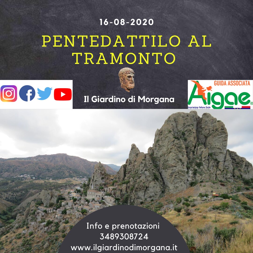 Pentedattilo al tramonto