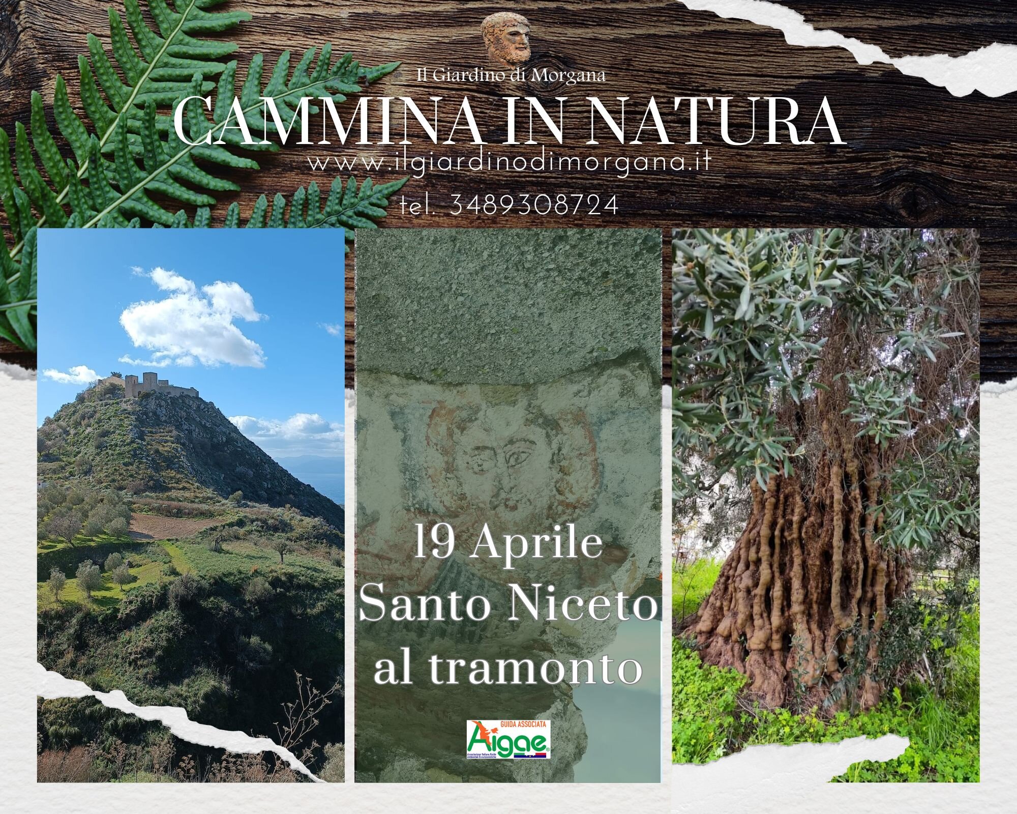 Santo Niceto al tramonto