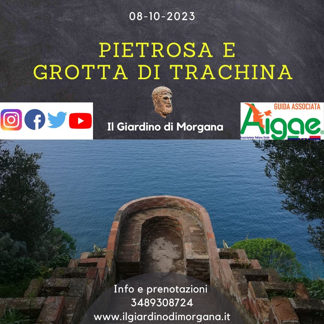 Pietrosa e Grotta di Trachina al tramonto Pietrosa e Grotta di Trachina al tramonto