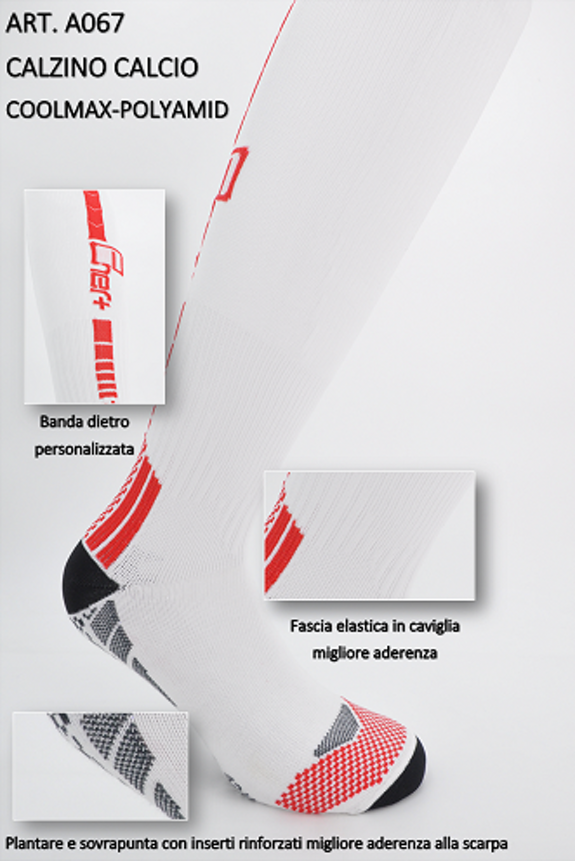 Calzino Calcio Coolmax - Polyamide