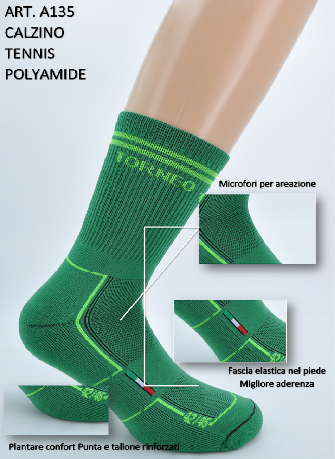 Calzino Tennis Polyamide