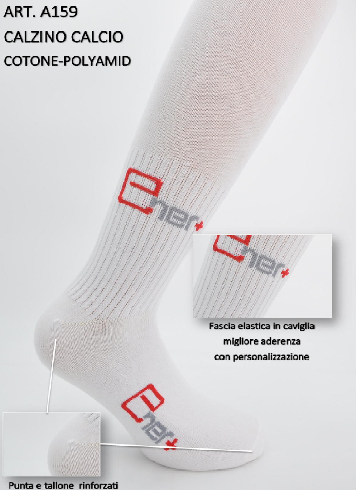 Calzino Calcio Cotone - Polyamide