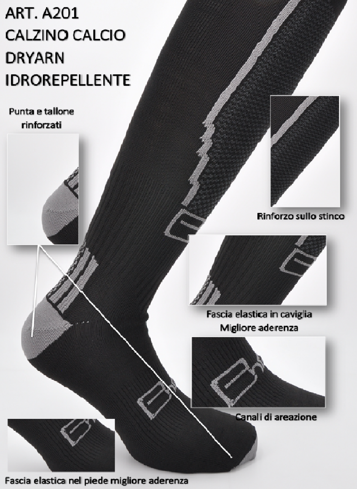 Calzino Calcio Dryarn