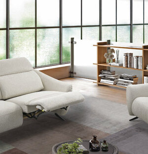 DISPONIBILE IN TESSUTO E/O IN PELLE, VERSIONE FISSA, CON RELAX, ANGOLARE, CON LETTO.