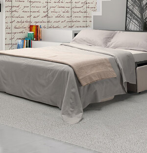 Sfoderabile, realizzabile in tessuto e pelle