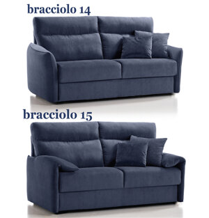 REALIZZABILE IN TESSUTO COMPLETAMENTE SFODERABILE O IN PELLE. MATERASSO ALTO 18 CM