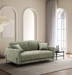 Sfoderabile, realizzabile in tessuto e pelle