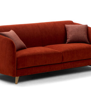 Sfoderabile, realizzabile in tessuto e pelle