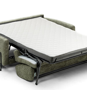 Sfoderabile, realizzabile in tessuto e pelle