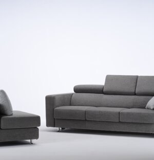 REALIZZABILE IN PELLE O TESSUTO, COMPLETAMENTE SFODERABILE O IN PELLE E AD ANGOLO