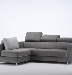 REALIZZABILE IN PELLE O TESSUTO, COMPLETAMENTE SFODERABILE O IN PELLE E AD ANGOLO