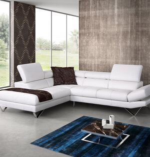 DISPONIBILE IN VERSIONE TESSUTO E/O PELLE DIVANO LINEARE E COMPONIBILE