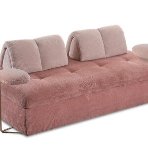 DISPONIBILE IN TESSUTO E/O IN PELLE, VERSIONE CON CONTENITORE, CON LETTO, ANGOLARE.