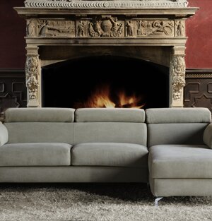 REALIZZABILE IN TESSUTO COMPLETAMENTE SFODERABILE O IN PELLE E AD ANGOLO