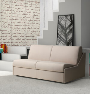 Sfoderabile, realizzabile in tessuto e pelle