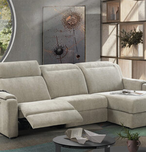 DISPONIBILE IN TESSUTO E/O IN PELLE, VERSIONE FISSA, RELAX, ANGOLARE.