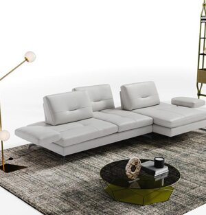 DISPONIBILE IN VERSIONE TESSUTO E/O PELLE DIVANO LINEARE E COMPONIBILE