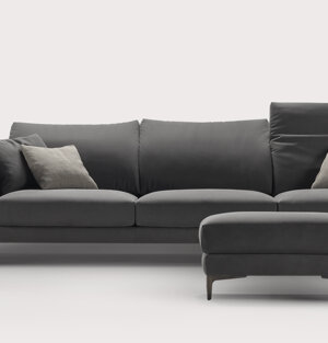 In tessuto completamente sfoderabile, in pelle e ad angolo, sedute scorrevoli manuali o elettriche