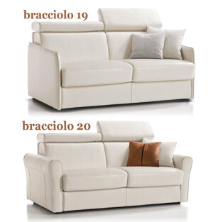 REALIZZABILE IN TESSUTO COMPLETAMENTE SFODERABILE O IN PELLE. MATERASSO ALTO 18 CM