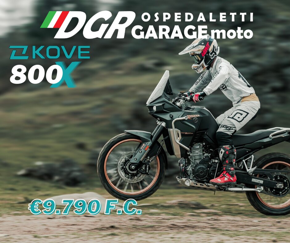 KOVE 800X PRO: più cavalli, meno kg e meno euro! KOVE 800X PRO: più cavalli, meno kg e meno euro!