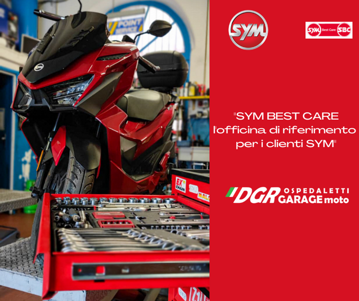 sym best care dgr garage moto